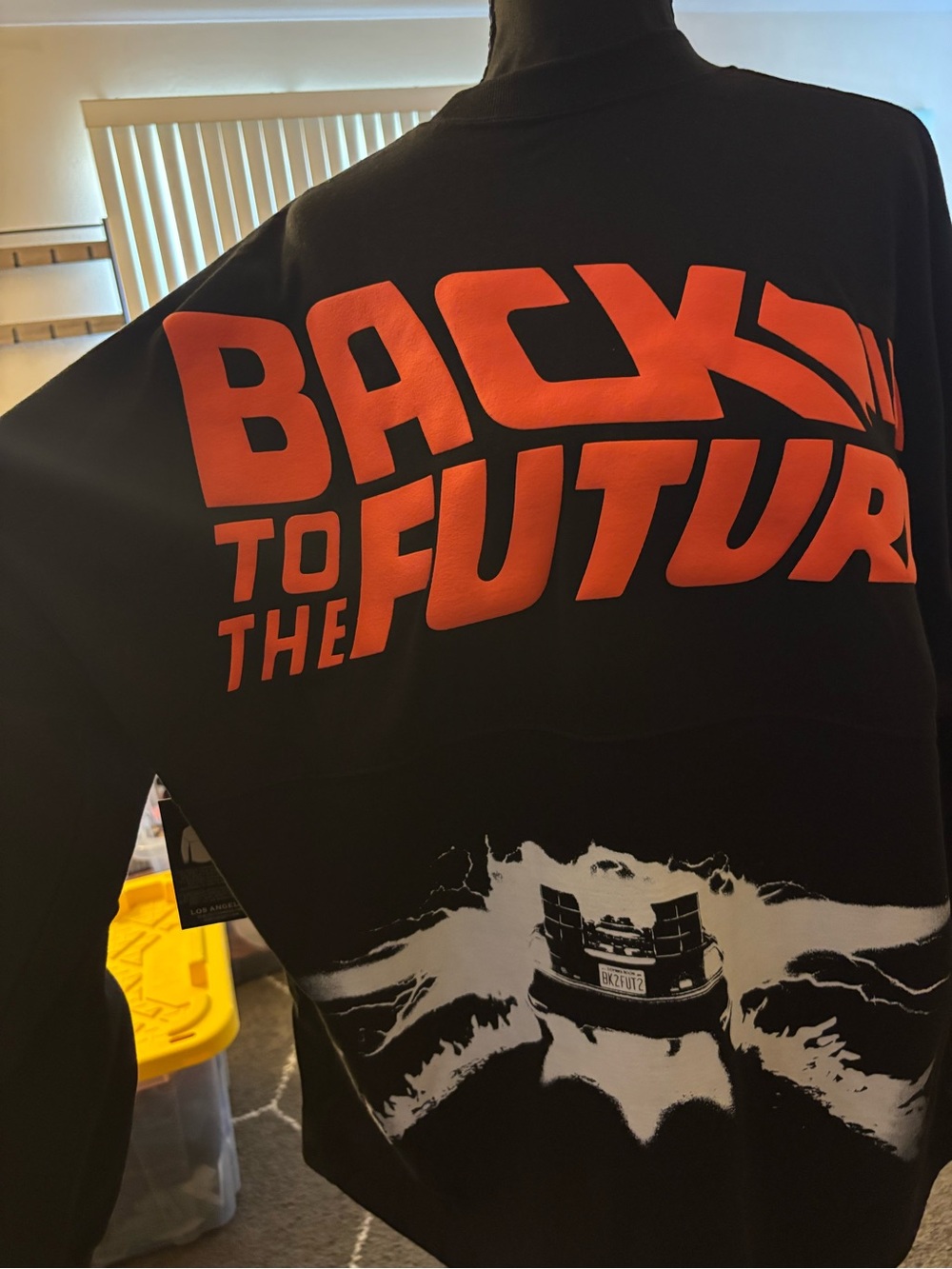 Universal Black Crewneck Sweatshirt “Back to the Future' Logo